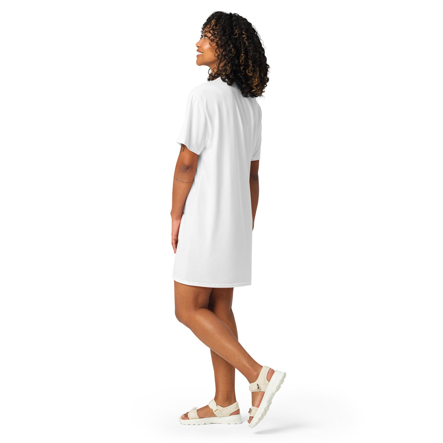 FERAL Lime T-shirt dress