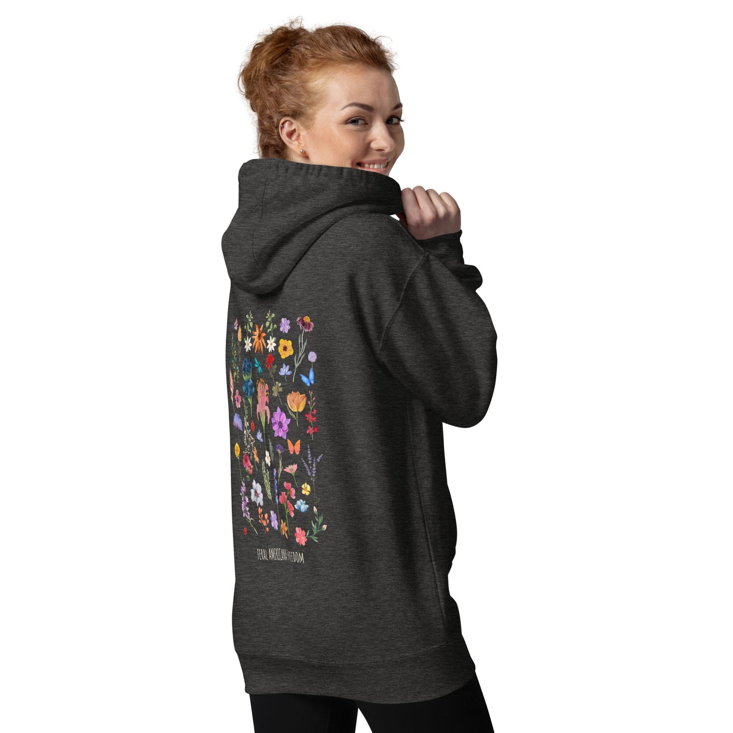 FAF Floral Print Hoodie