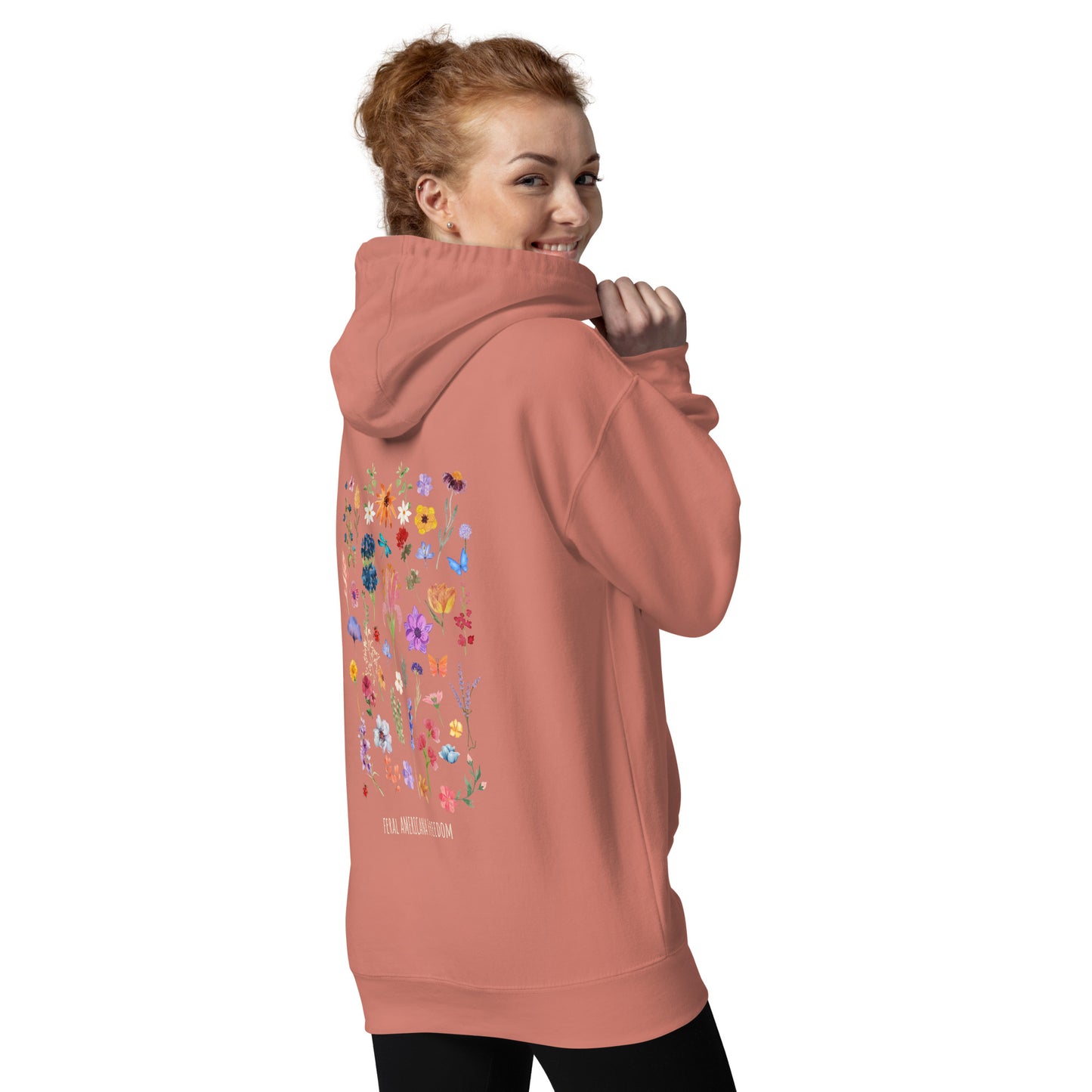 FAF Floral Print Hoodie