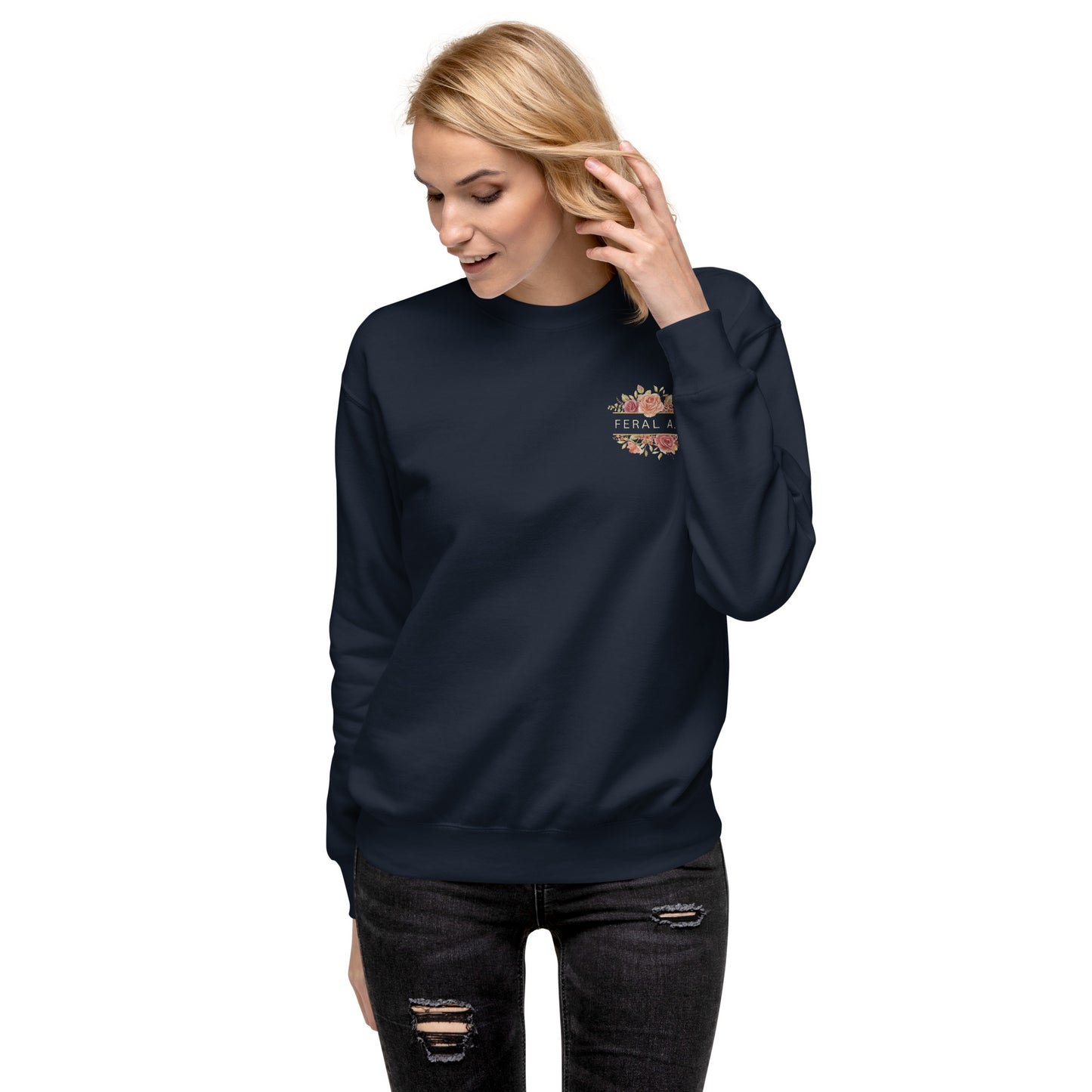 Feral A.F. Embroidered Sweatshirt