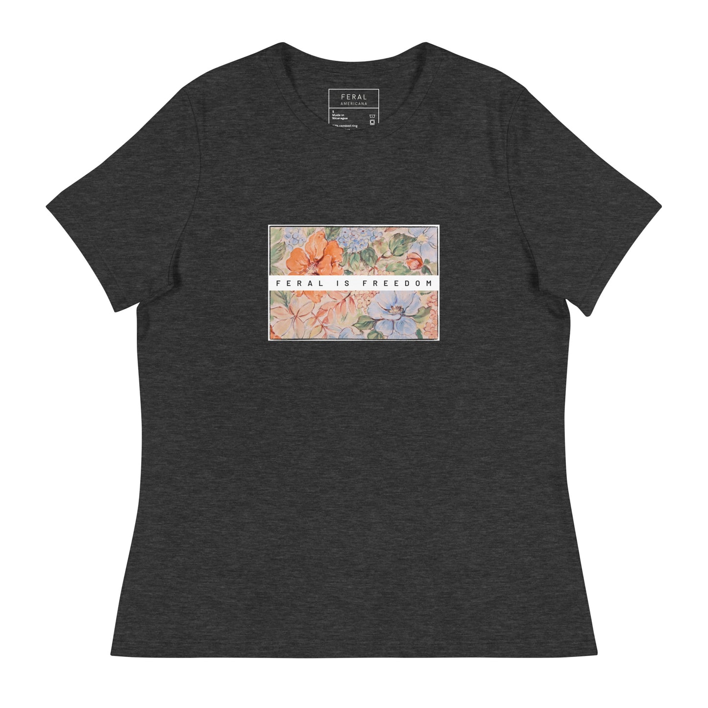 FiF Floral Banner Women's Relaxed T-Shirt